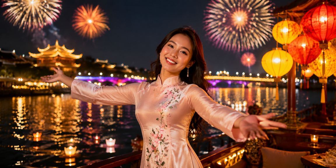 Người dùng tại Hội An xem kèo bóng đá live dưới ánh đèn lồng buổi tối
